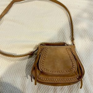 Brown Faux Leather Purse